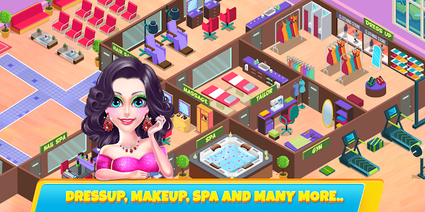 Makeover Salon Dash - Girls Dress up & Makeup Game 1.3 screenshots 8