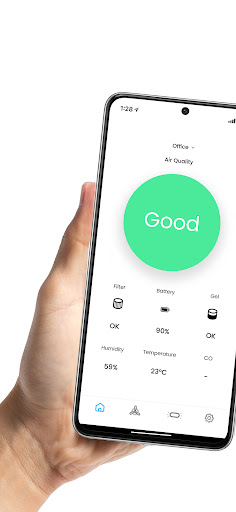 Android application VBreathe screenshort