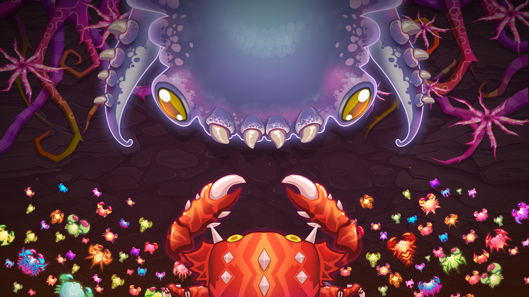 Crab War: Idle Swarm Evolution 3.67.0 APK + Mod (Unlimited money) untuk android