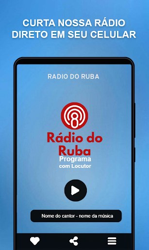 Android application Rádio do Ruba screenshort