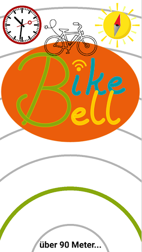 Android application BikeBell screenshort