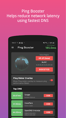 Ping Booster Free ⚡Winner settings for better pingのおすすめ画像1