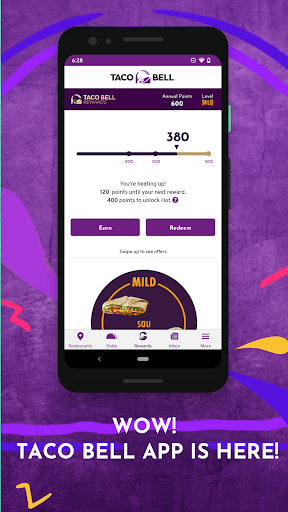 Android application Taco Bell Romania screenshort