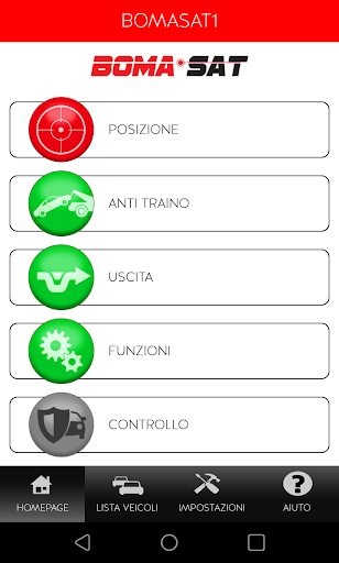 Android application BomaSAT1+ screenshort