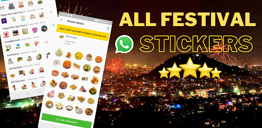 Android application All Festival Stickers 2024 WA screenshort