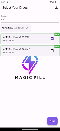 MagicPill Screen 2