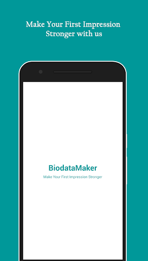 Android application BioDataMaker screenshort