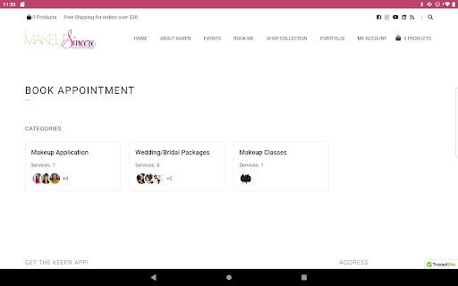 Makeup Sincere Screenshot 2 - AppWisp.com