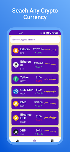 Crypto Tracker Screen 3