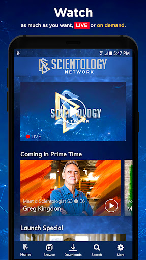 Android application Scientology Network screenshort