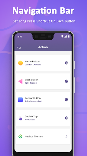 Navigation Bar  Back, Home, Recent Button