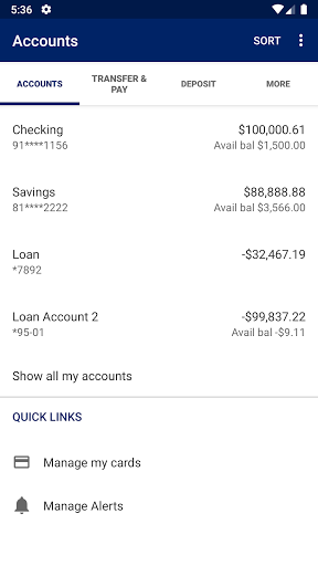 Peoples Bank of Paris Texas Screen 3