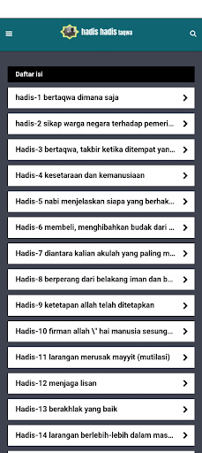 40 Hadis Tentang Taqwa Screen 3