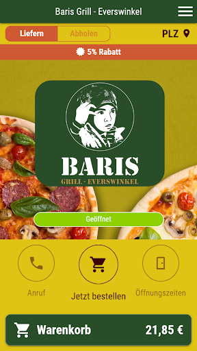 Android application Baris Grill - Everswinkel screenshort