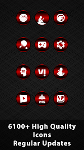 Delight Red Icons