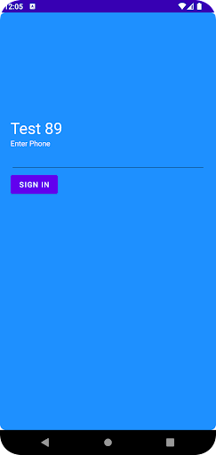 Android application Test 89 screenshort