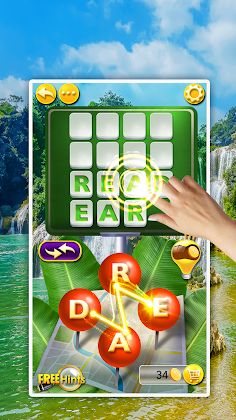 Word Games Around USA Puzzle - Screenshot 1