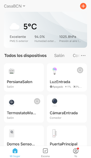 Android application DomosLife screenshort