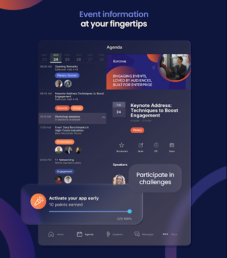 Screenshot of Eventspace by SpotMe