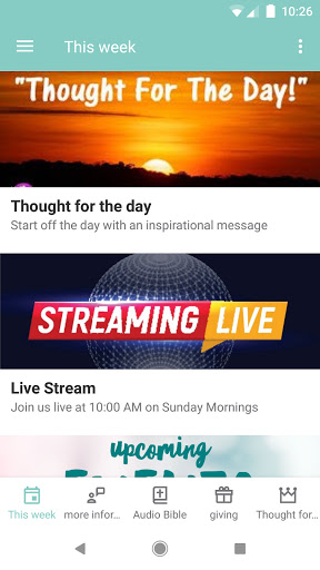 Android application First Baptist Church Honolulu screenshort
