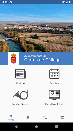 Android application Ayuntamiento Gurrea de Gállego screenshort