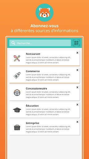 Android application Amigo ! screenshort