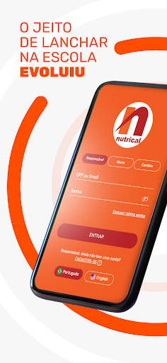 Android application Nutrical Conta Digital screenshort