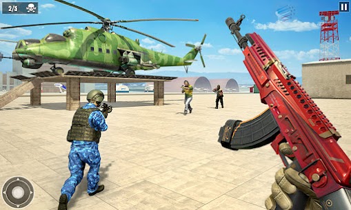 Anti-Terrorist Shooting Game Mod Apk (God Mode, Dumb Enemy) 2