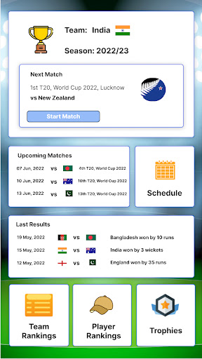 Cricket Manager Journey Screen 3