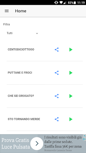 Audio Degrado - Tutti gli audi Screenshot 2 - AppWisp.com