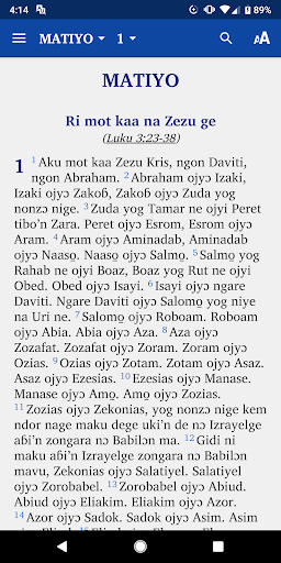 Android application Rito New Testament screenshort
