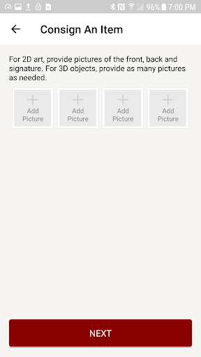 Screenshot of BB's Online Auction