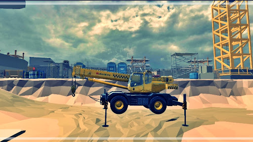 Crane Construction Simulation Screen 3