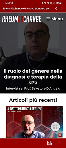 Android application RheumExchange screenshort