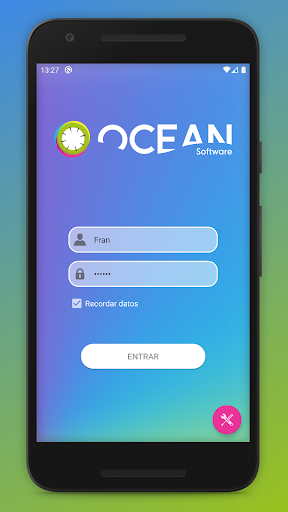 Android application Ocean Manager screenshort