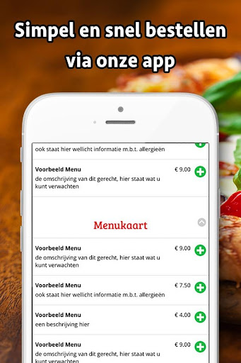Android application La Copita screenshort