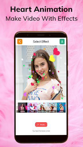 Love Heart Photo Video Maker Screen 3