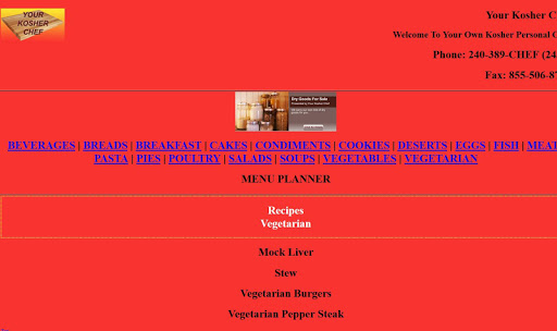 Your Kosher Chef Recipes Lite Screen 2