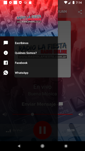 Radio la fiesta san juan Screen 2