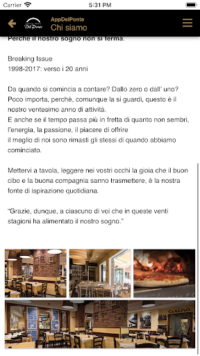 App Del Ponte Screen 3