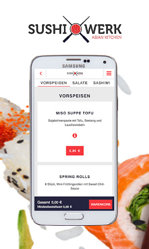 Sushi Werk Screen 2