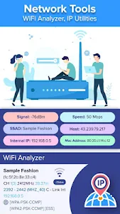 Network Tools: WiFi Analyzer, Unknown
