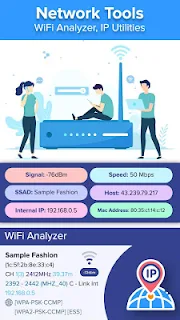 Network Tools: WiFi Analyzer, 