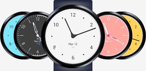 Android application Dynamic Analog Watch Face screenshort