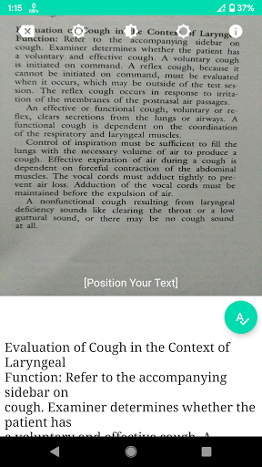 Android application Text OCR: Camera Text Scanner screenshort