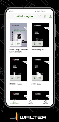 Android application Walter eLibrary screenshort