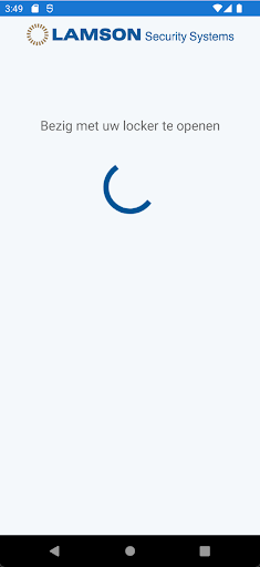 Lamson/Nedap Locker App Screen 2