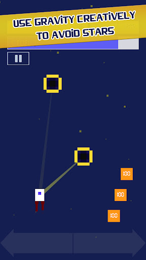 Android application Plucky Rocket: Physics Arcade screenshort