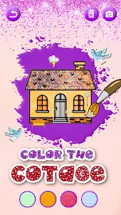 Home Design Coloring Book
