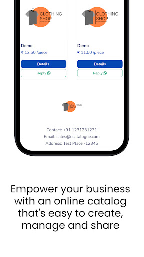 Ecatalog App Screen 2